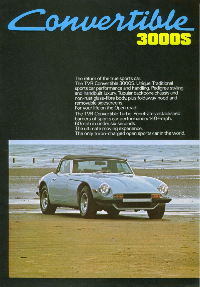 TVR 3000S brochure